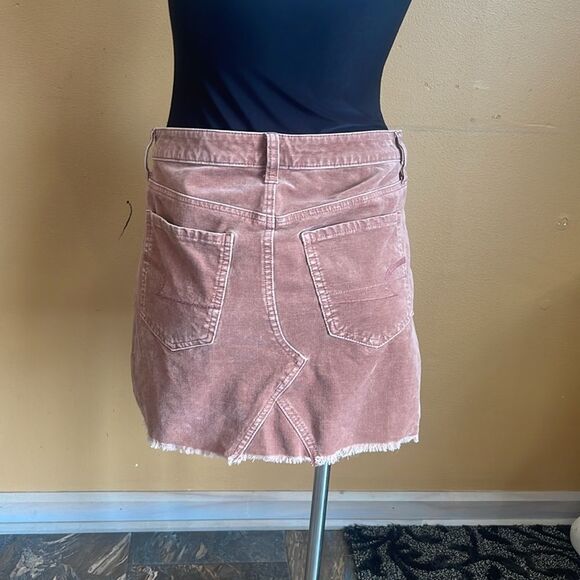 American Eagle Outfitters Women's mauve corduroy Skirt Size 4 - Picture 5 of 11
